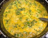 A picture of step 4 of Methi malai matar.