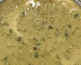 A picture of step 2 of Shimla corn chilla.