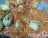 A picture of step 6 of Kathi kababwith rumali roti.