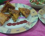 A picture of step 4 of પુડલા સેન્ડવીચ (Pudala Sendwich Recipe in Gujarati) (Jain).