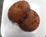 A picture of step 4 of Aloo Tikki Chaat.