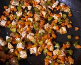 A picture of step 5 of Veg Burritos.