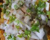 A picture of step 3 of Chaat Masala Golgappa.