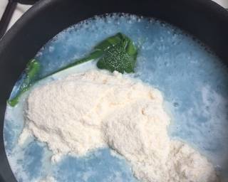 Es Cendol In the blue - Step 2