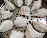 Hình bước làm 5 của món Dimsum làm từ 2 thứ bột