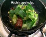 A picture of step 2 of Radish Curd salad.