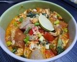 Foto langkah ke 7 dari resep Mee Bandung Malaysia.