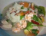 รูปขั้นตอนการทำที่ 8 ของ แกงส้มรวม 🍤 #แกงส้มกุ้ง #กุ้ง #เล็บมือนาง #หมูสามชั้น