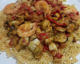 Foto del paso 6 de la receta: Espirales con setas variadas y marisco
