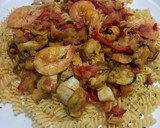 Foto del paso 6 de la receta: Espirales con setas variadas y marisco