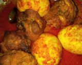 Foto langkah ke 4 dari resep Ayam telor masak merah 😋.