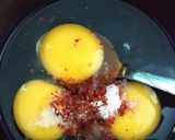Foto langkah ke 4 dari resep Telur dadar kacang panjang.