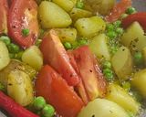 কড়াইশুঁটি ও টমেটো দিয়ে বাঁধাকপির ঘন্ট (bandhsakopi ghonto recipe in Bengali) রেসিপির ধাপ 1 ছবি