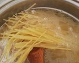 A picture of step 1 of Spaghetti pasta with bacon.
