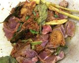 Foto langkah ke 4 dari resep Rendang Daging Sapi (tanpa bumbu instan).