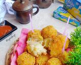 Foto langkah ke 4 dari resep Macaroni cheese ball.