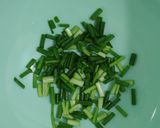 A picture of step 1 of Scallion egg.