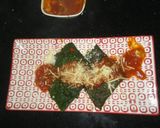 Foto del paso 5 de la receta: Crepes de espinaca rellenos de jamón y queso