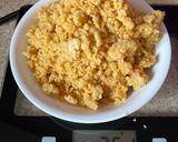 A picture of step 1 of Adu paak (ginger fudge).