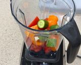 A picture of step 2 of Spanish Gazpacho | traditional summer gazpacho.