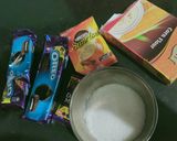 A picture of step 1 of Oreo shots.