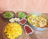 صورة لخطوة 4 من وصفة سمك فيليه بالخضار