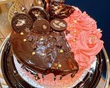 A picture of step 7 of Chocolate fusion cake 🎂🎂.