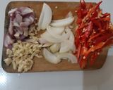 Foto langkah ke 2 dari resep Cah Udang Sayur.
