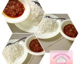 A picture of step 5 of White rice and sauce.