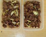 Foto langkah ke 6 dari resep Beef Teriyaki dengan Saus Teriyaki Homemade, bonus cara Meal Prep untuk stok Bulan Ramadhan.