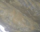 A picture of step 4 of Visrati VangiTuria Pana Sabji with paratha.