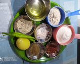 A picture of step 1 of Farali masala puri.
