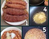 Hình bước làm 1 của món Trứng cá thu đút lò