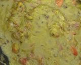 A picture of step 3 of Bhel ussal (mixed sprouts).