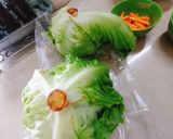 Hình bước làm 2 của món Canh xà lách cuộn