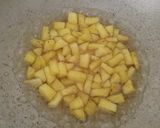 A picture of step 6 of Mother's day special.... Mango Halwa 😊😊😊.