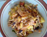 Foto langkah ke 3 dari resep Sambel kentang, jamur, dan ikan pindang suwir.