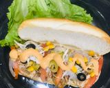A picture of step 6 of Subway style Sandwich(long sub).