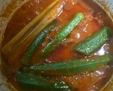 Gambar langkah 2 resipi 15:9:26 - Asam pedas ikan gelama & bendi.