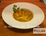 Foto del passaggio 3 della ricetta Zuppa di lenticchie e peperoni gialli
