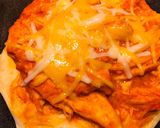 A picture of step 9 of Spicy 🥵 Buffalo Chicken 🐔 Cups.