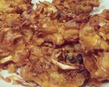 A picture of step 3 of Gabbage pakoras.