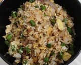 A picture of step 12 of Fried rice with wok hey.