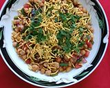 A picture of step 2 of Chole Chaat.