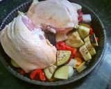 Foto del paso 3 de la receta: Pollo sobre colchón de vegetales