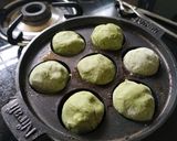 A picture of step 3 of Green Falafel In Spaghetti Nests.