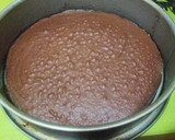 Foto del paso 4 de la receta: Tarta mousse de chocolate y nata rosa