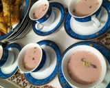 A picture of step 16 of Kashmiri chae/ pink tea.