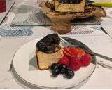A picture of step 3 of Flourless Basque Style Cheesecake.
