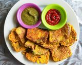 A picture of step 12 of Vegan French toast / Non Fried Veggies Bread Pakoras.